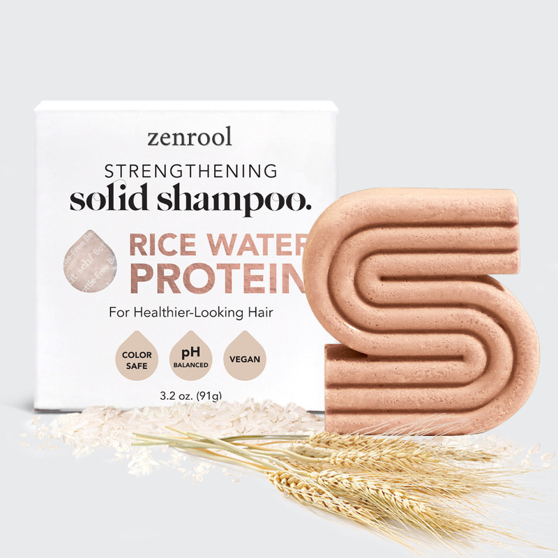 Shampoing à l'eau de riz
