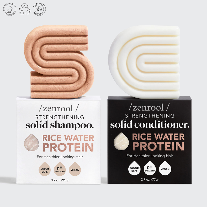 Shampoing & après-shampoing à l'eau de riz