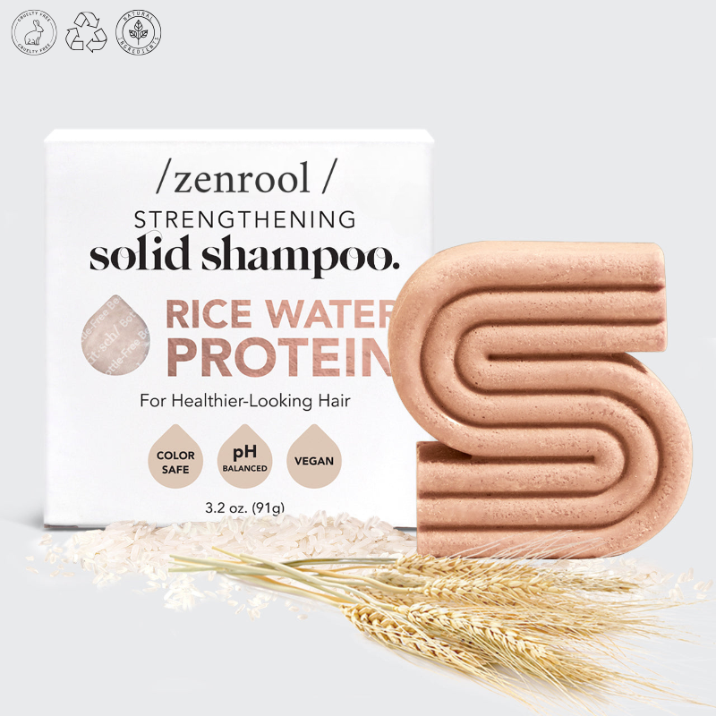 Shampoing à l'eau de riz