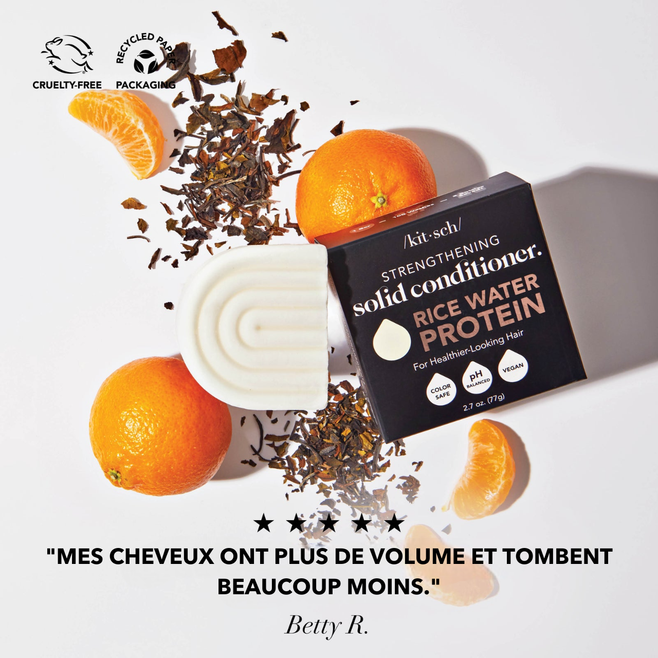 Après-shampoing à l'eau de riz