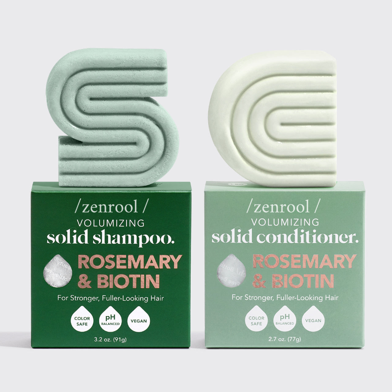 Shampoing & après-shampoing au romarin et à la biotine